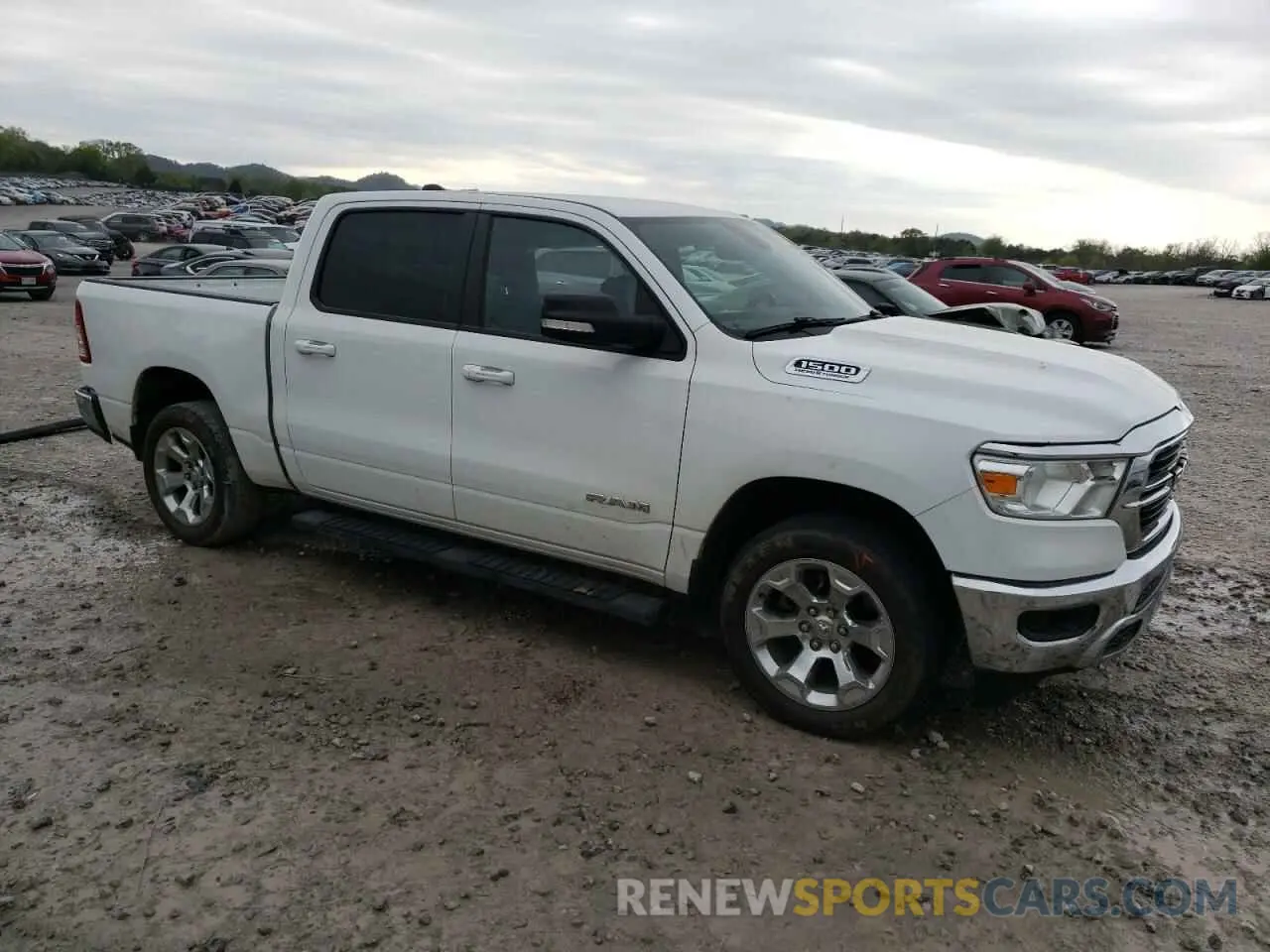 4 fotografías del automóvil dañado 1C6SRFFT5MN827950 RAM 1500 2021