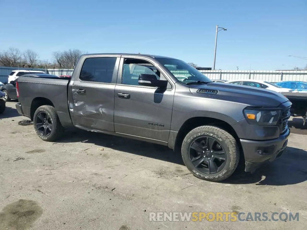 4 fotografías del automóvil dañado 1C6SRFFT7MN576011 RAM 1500 2021