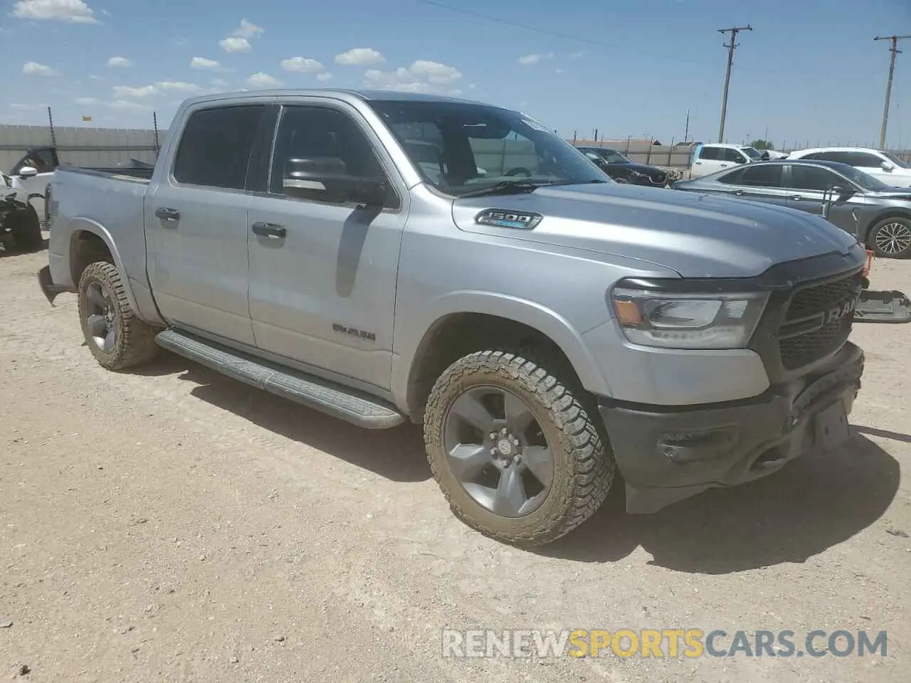 4 fotografías del automóvil dañado 1C6SRFFT7MN577773 RAM 1500 2021