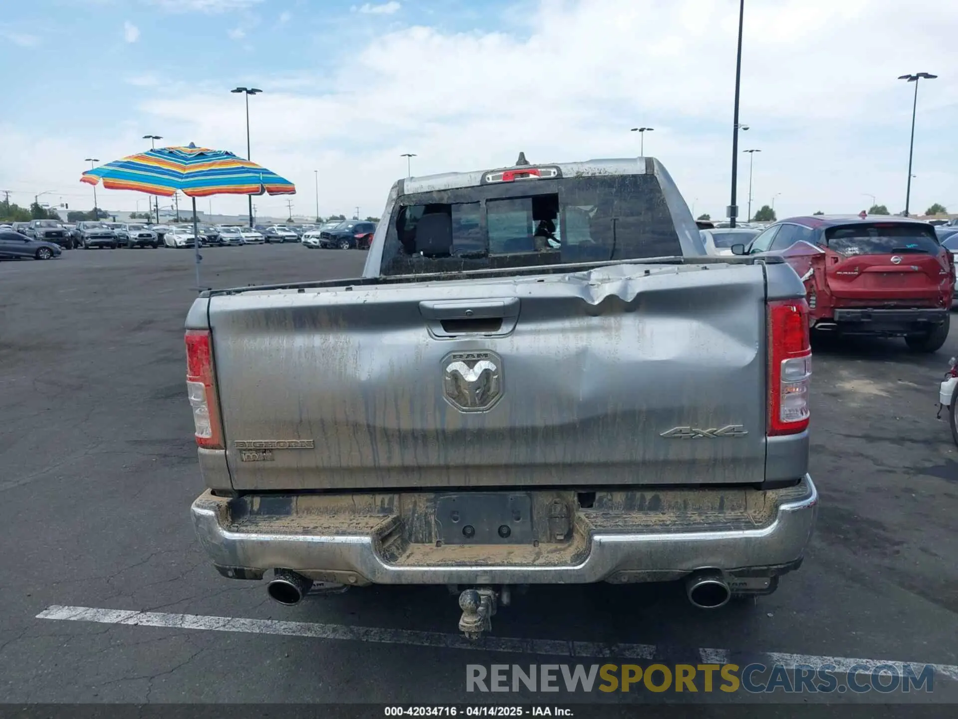 16 fotografías del automóvil dañado 1C6SRFFT7MN632402 RAM 1500 2021