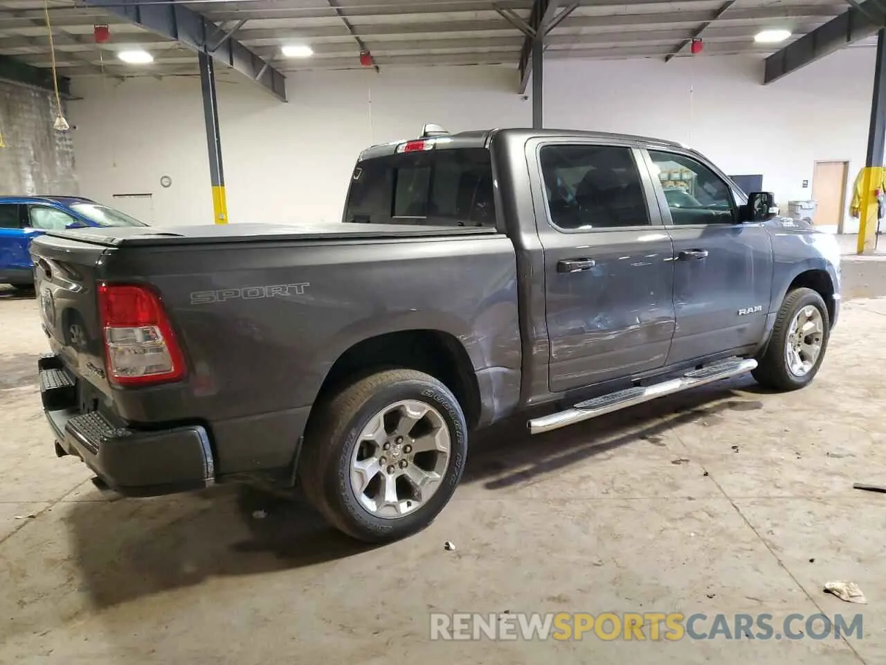 3 fotografías del automóvil dañado 1C6SRFFT7MN652939 RAM 1500 2021