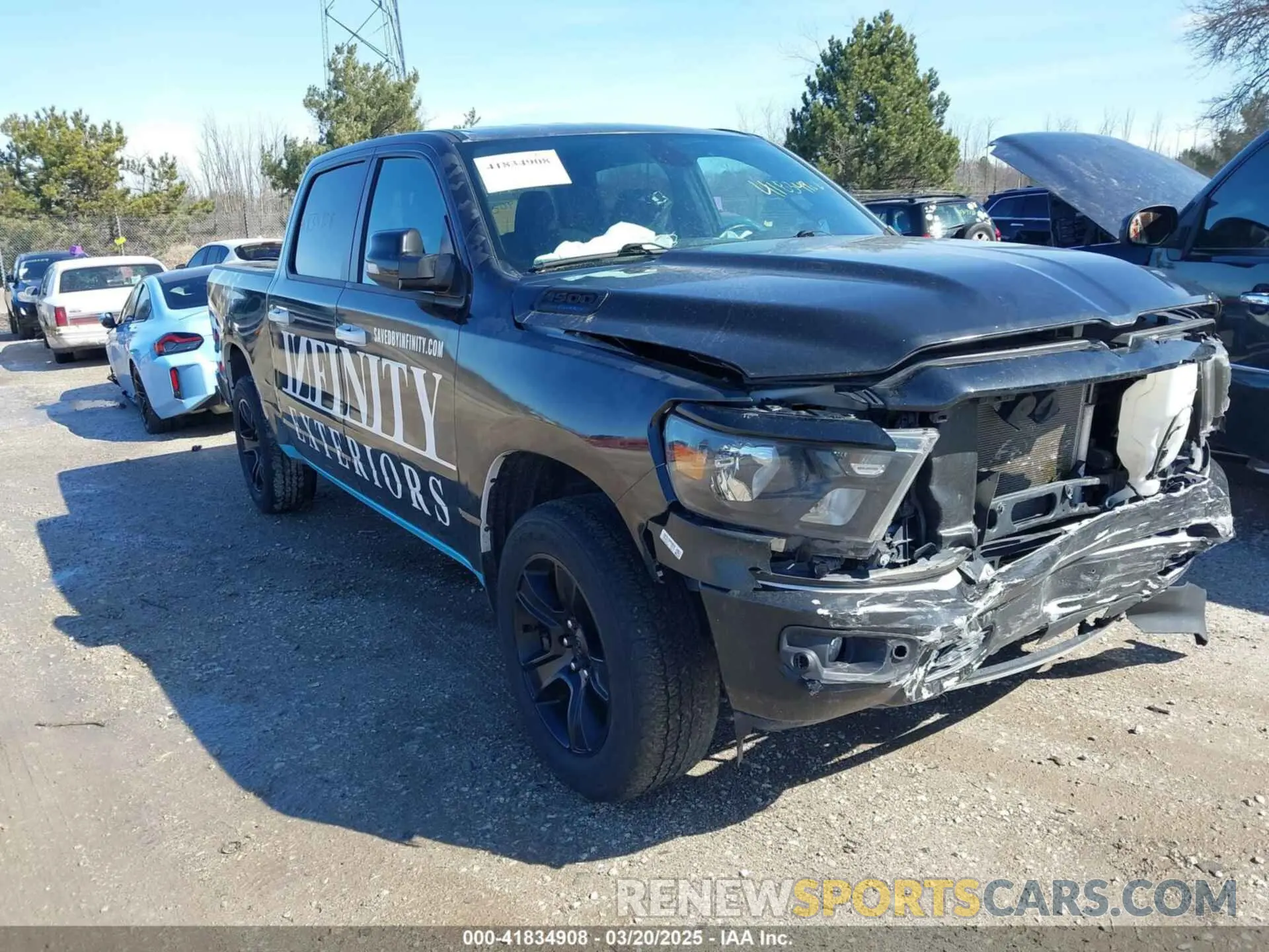 1 fotografías del automóvil dañado 1C6SRFFT8MN598163 RAM 1500 2021