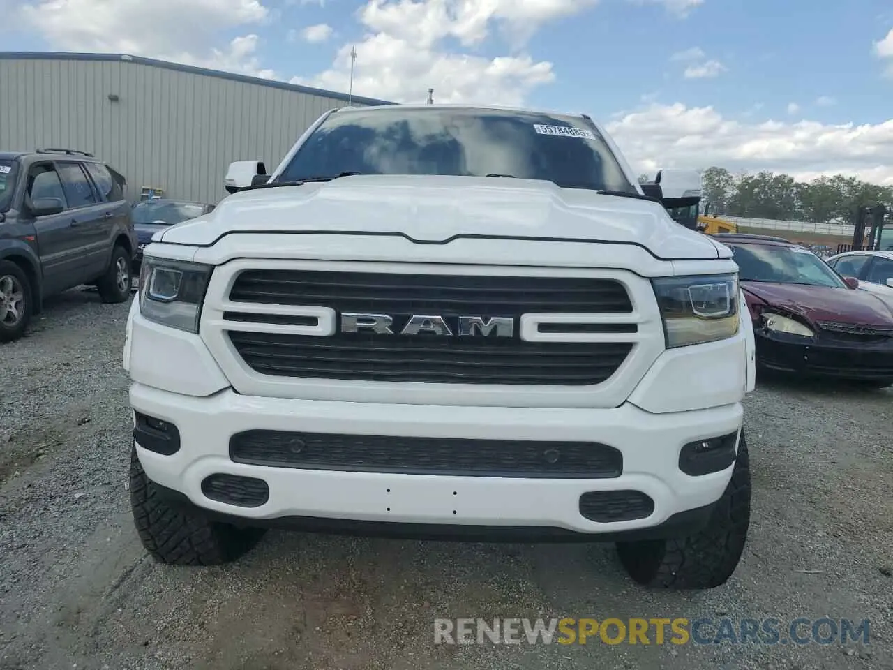 5 fotografías del automóvil dañado 1C6SRFFT8MN761491 RAM 1500 2021