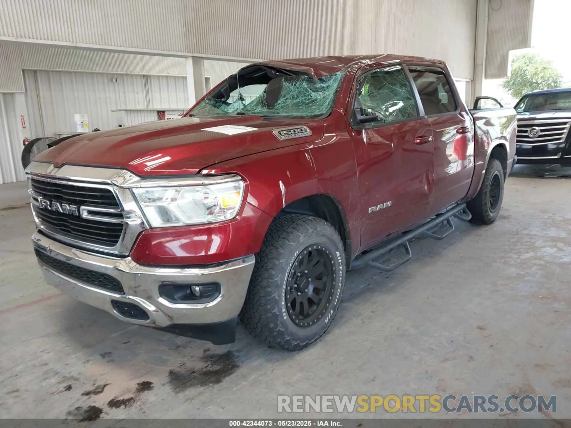2 fotografías del automóvil dañado 1C6SRFFT9MN676871 RAM 1500 2021