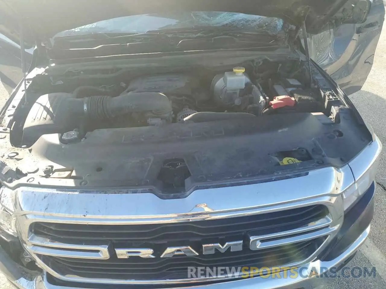 12 fotografías del automóvil dañado 1C6SRFFT9MN692262 RAM 1500 2021