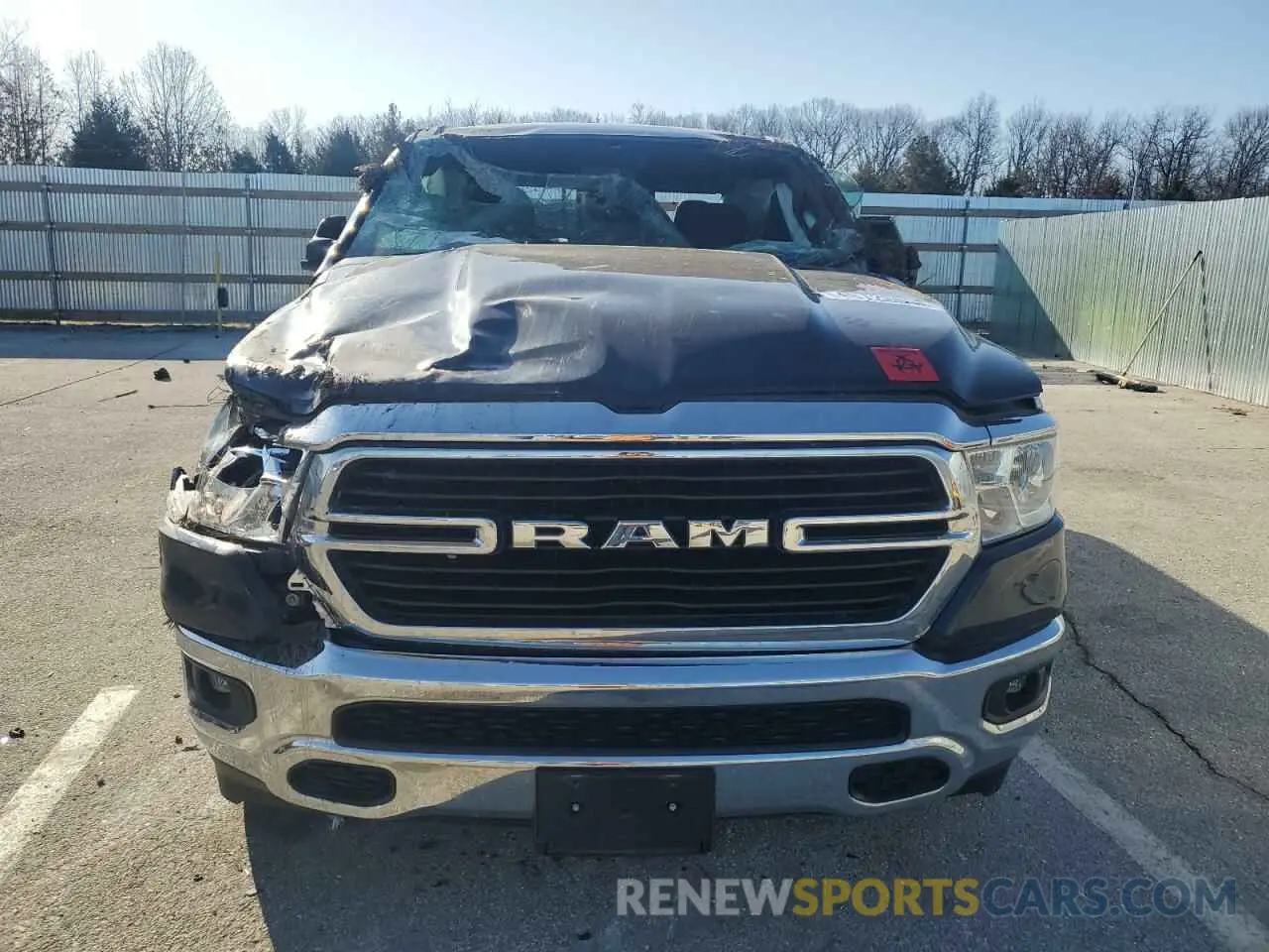 5 fotografías del automóvil dañado 1C6SRFFT9MN692262 RAM 1500 2021