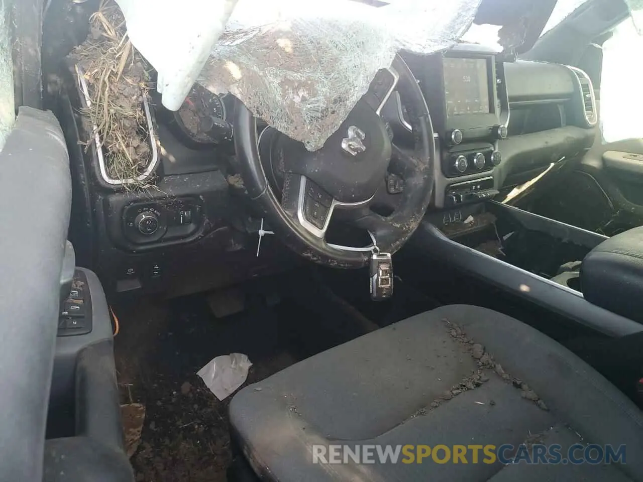 8 fotografías del automóvil dañado 1C6SRFFT9MN692262 RAM 1500 2021