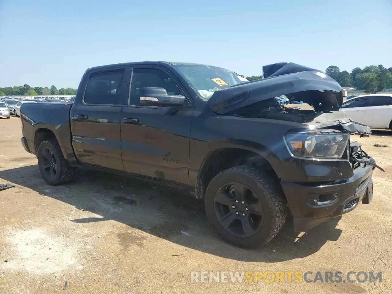 4 fotografías del automóvil dañado 1C6SRFFTXMN570655 RAM 1500 2021