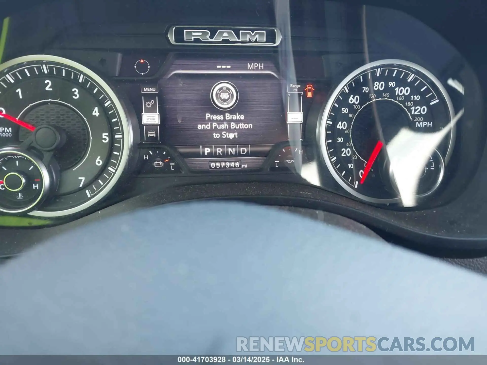 7 fotografías del automóvil dañado 1C6SRFFTXMN781077 RAM 1500 2021