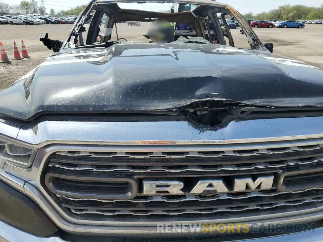 11 fotografías del automóvil dañado 1C6SRFHM6MN800164 RAM 1500 2021