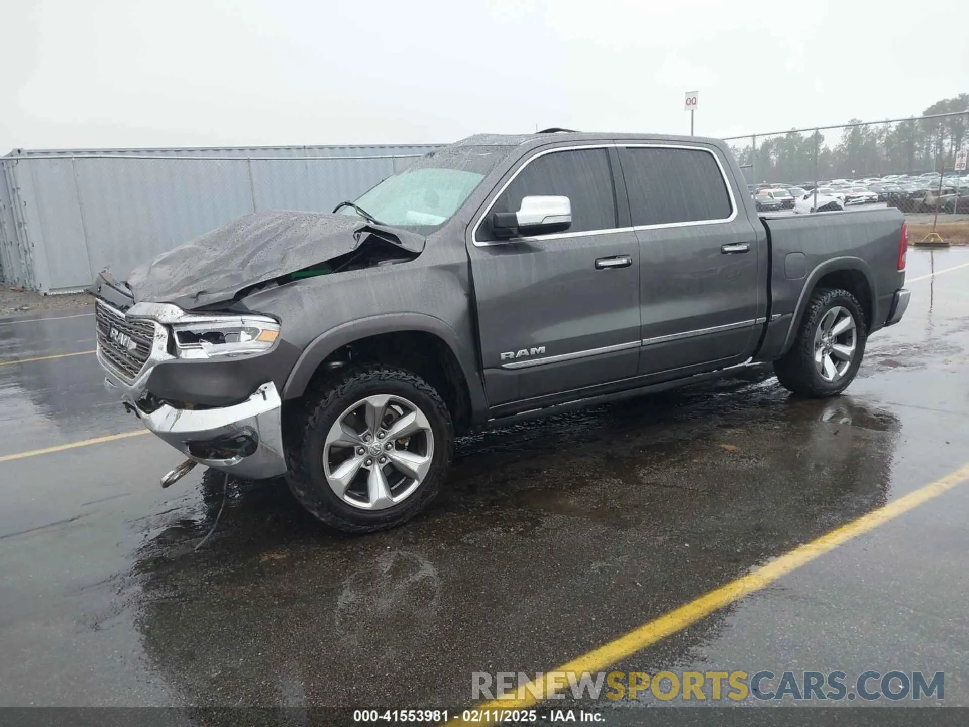 2 fotografías del automóvil dañado 1C6SRFHT4MN588369 RAM 1500 2021