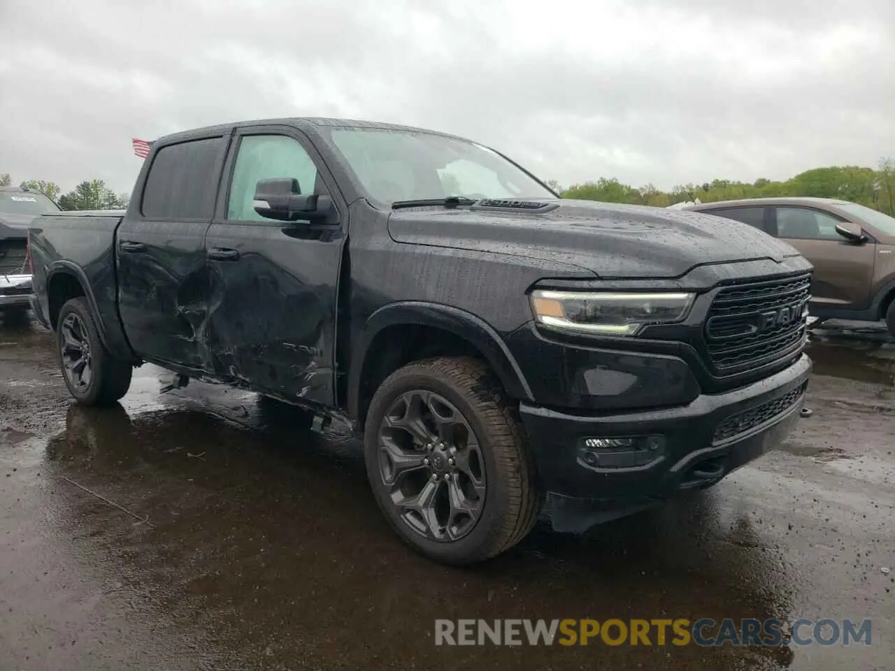 4 fotografías del automóvil dañado 1C6SRFHT5MN590678 RAM 1500 2021