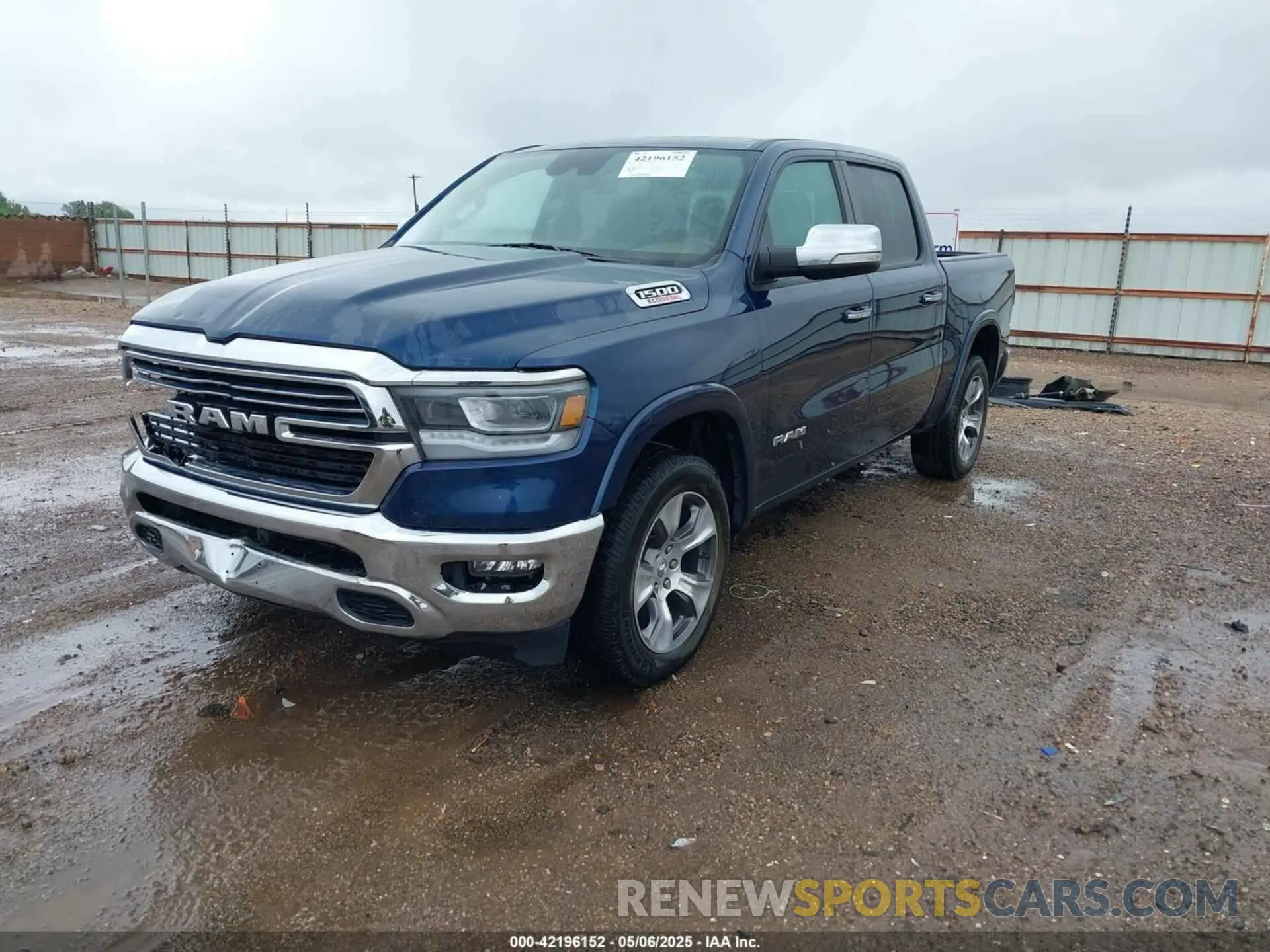 2 fotografías del automóvil dañado 1C6SRFJM0MN682896 RAM 1500 2021