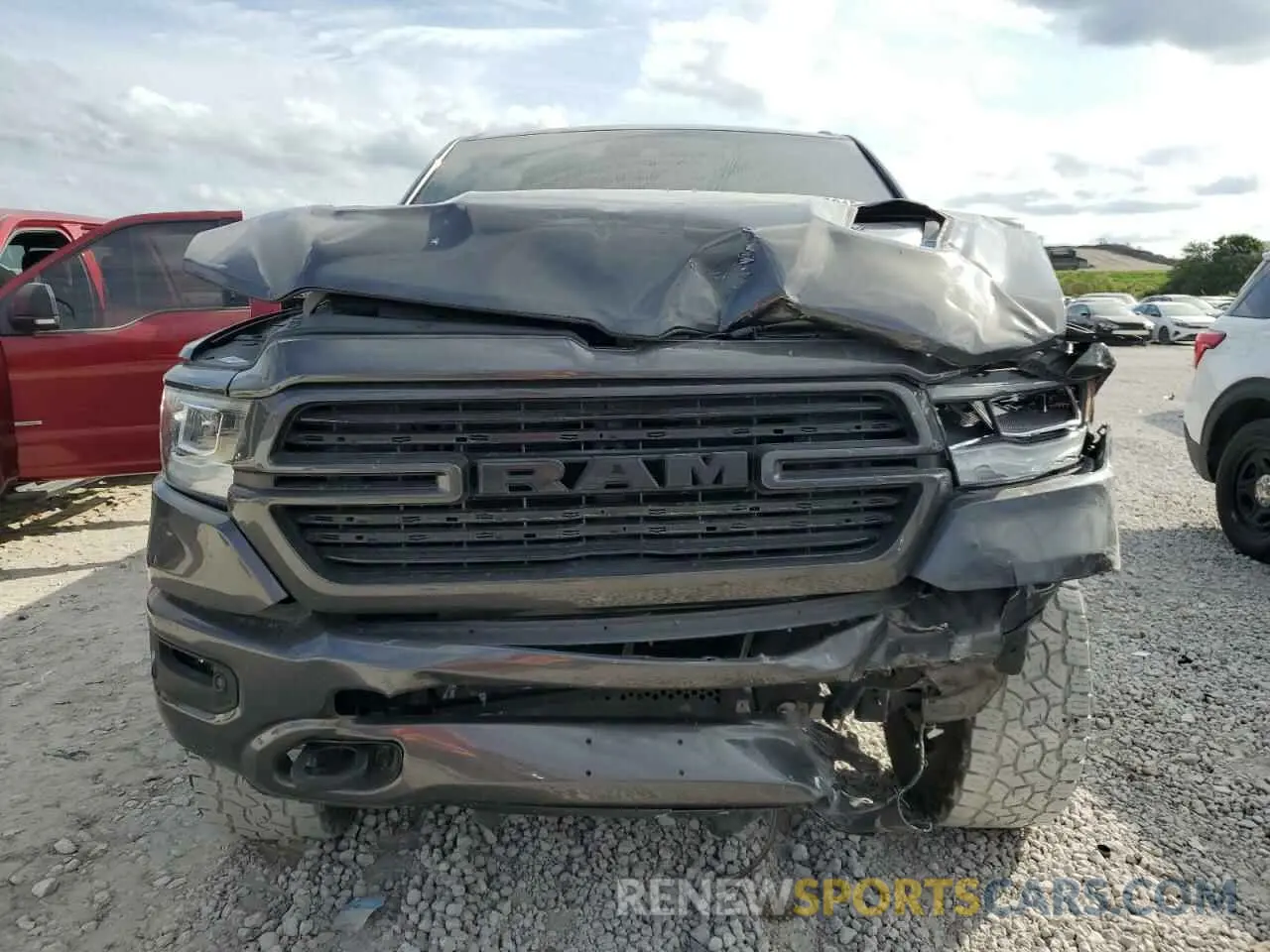 5 fotografías del automóvil dañado 1C6SRFJT0MN796520 RAM 1500 2021
