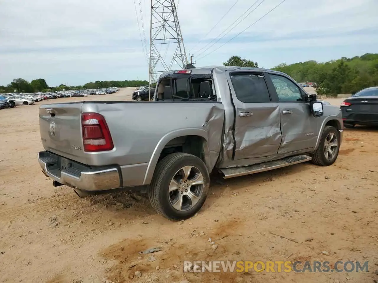 3 fotografías del automóvil dañado 1C6SRFJT1MN770377 RAM 1500 2021