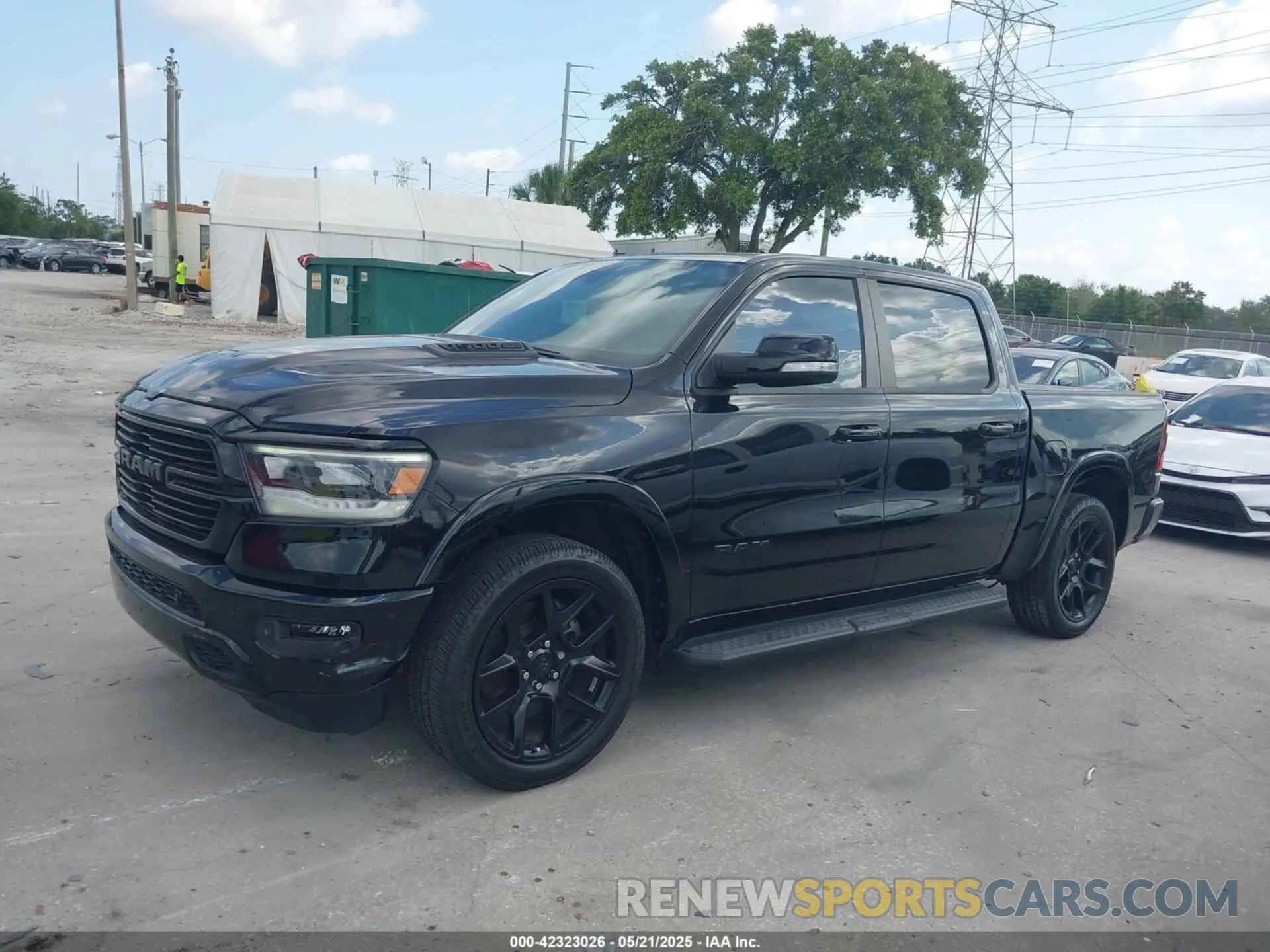 14 fotografías del automóvil dañado 1C6SRFJT3MN520395 RAM 1500 2021