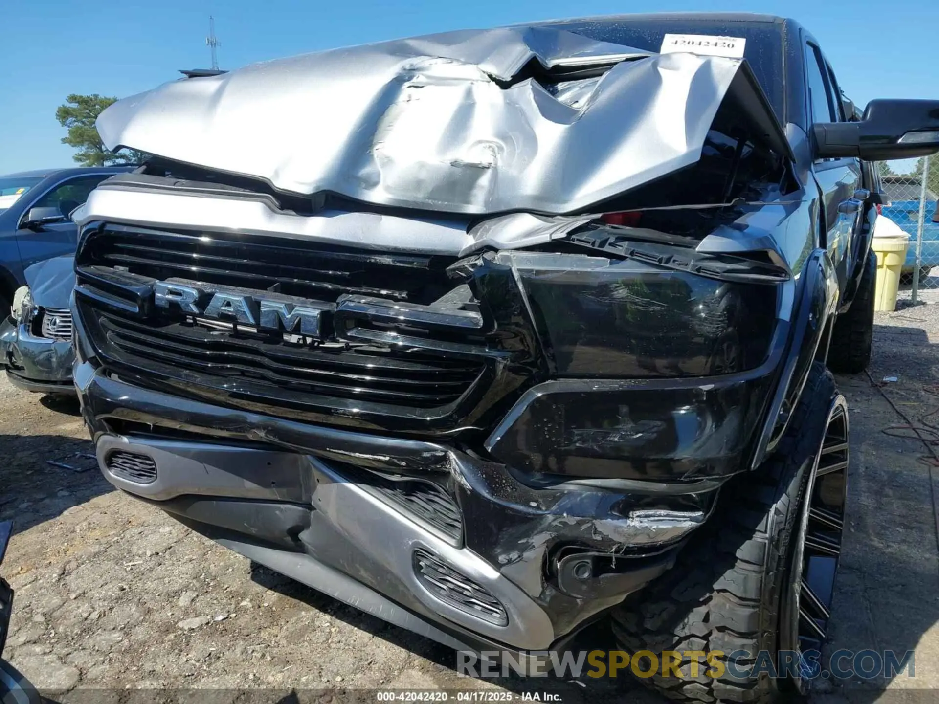 6 fotografías del automóvil dañado 1C6SRFJT3MN764080 RAM 1500 2021
