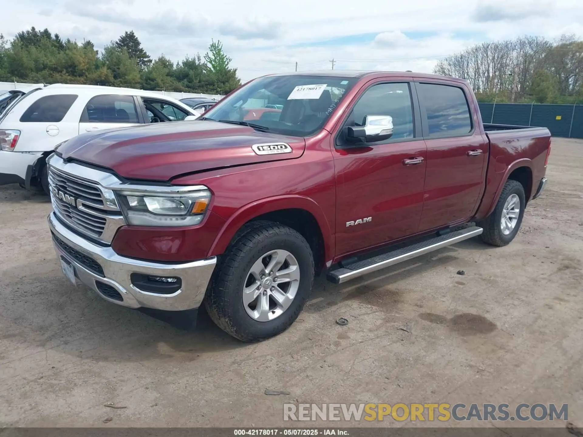 2 fotografías del automóvil dañado 1C6SRFJT4MN557942 RAM 1500 2021