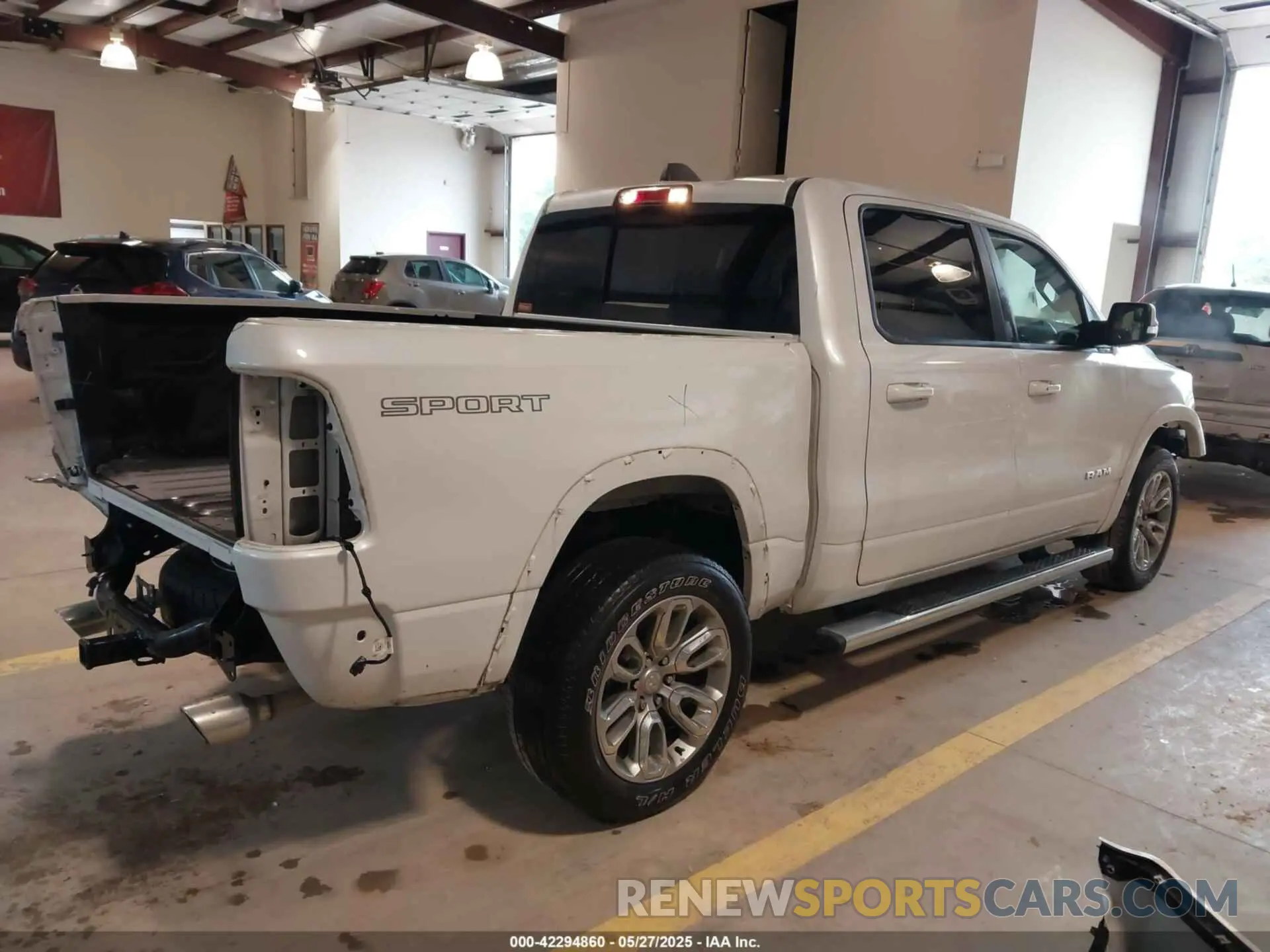 4 fotografías del automóvil dañado 1C6SRFJT4MN798688 RAM 1500 2021