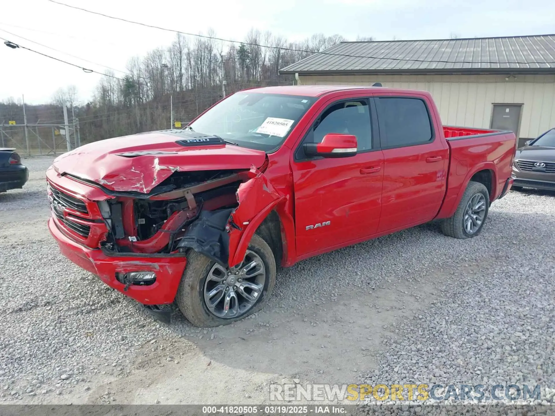 2 fotografías del automóvil dañado 1C6SRFJT5MN716600 RAM 1500 2021
