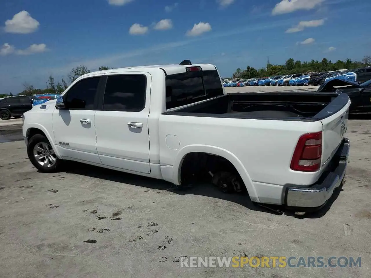 2 fotografías del automóvil dañado 1C6SRFJT6MN671165 RAM 1500 2021