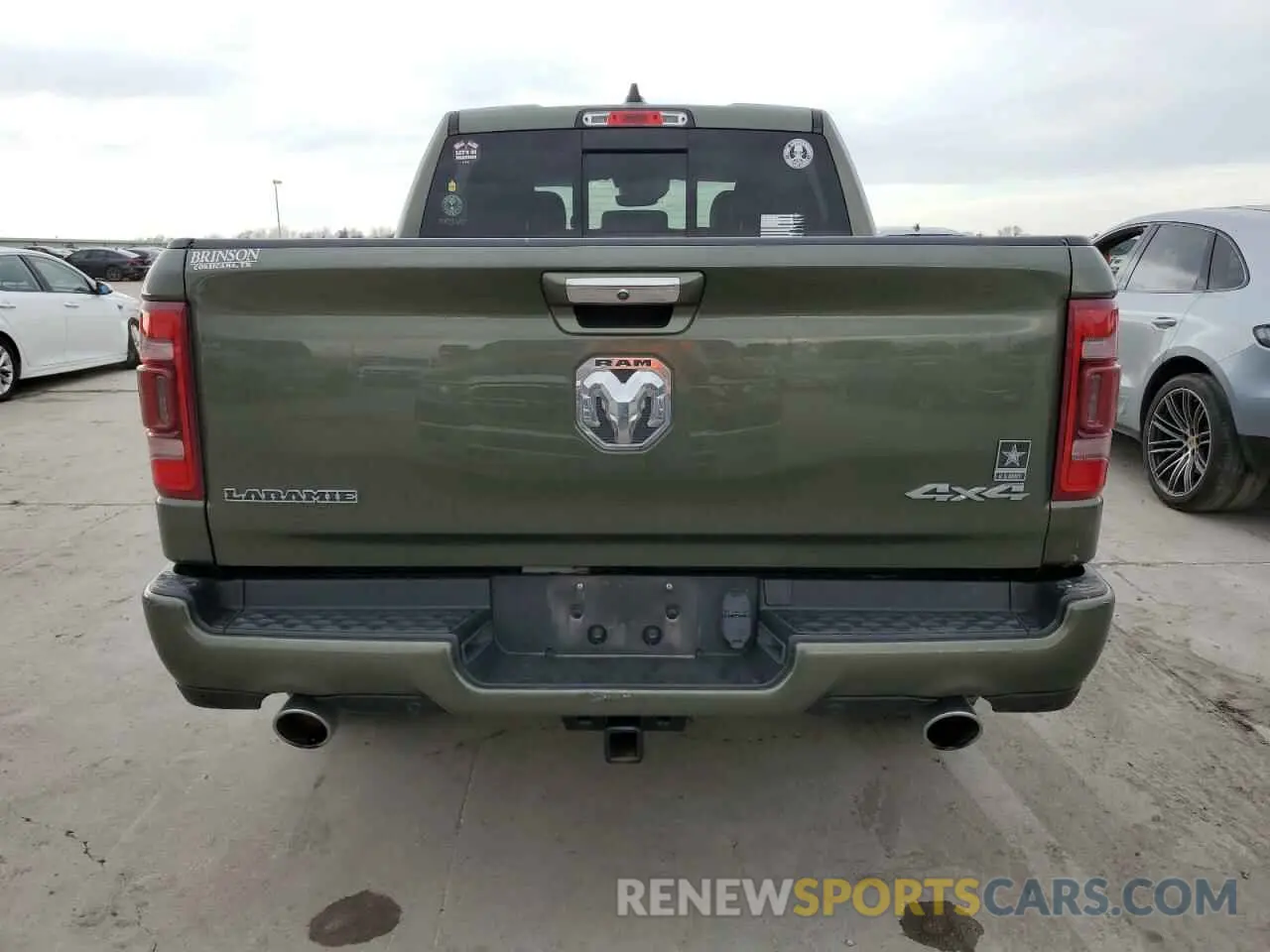 6 fotografías del automóvil dañado 1C6SRFJT8MN641858 RAM 1500 2021