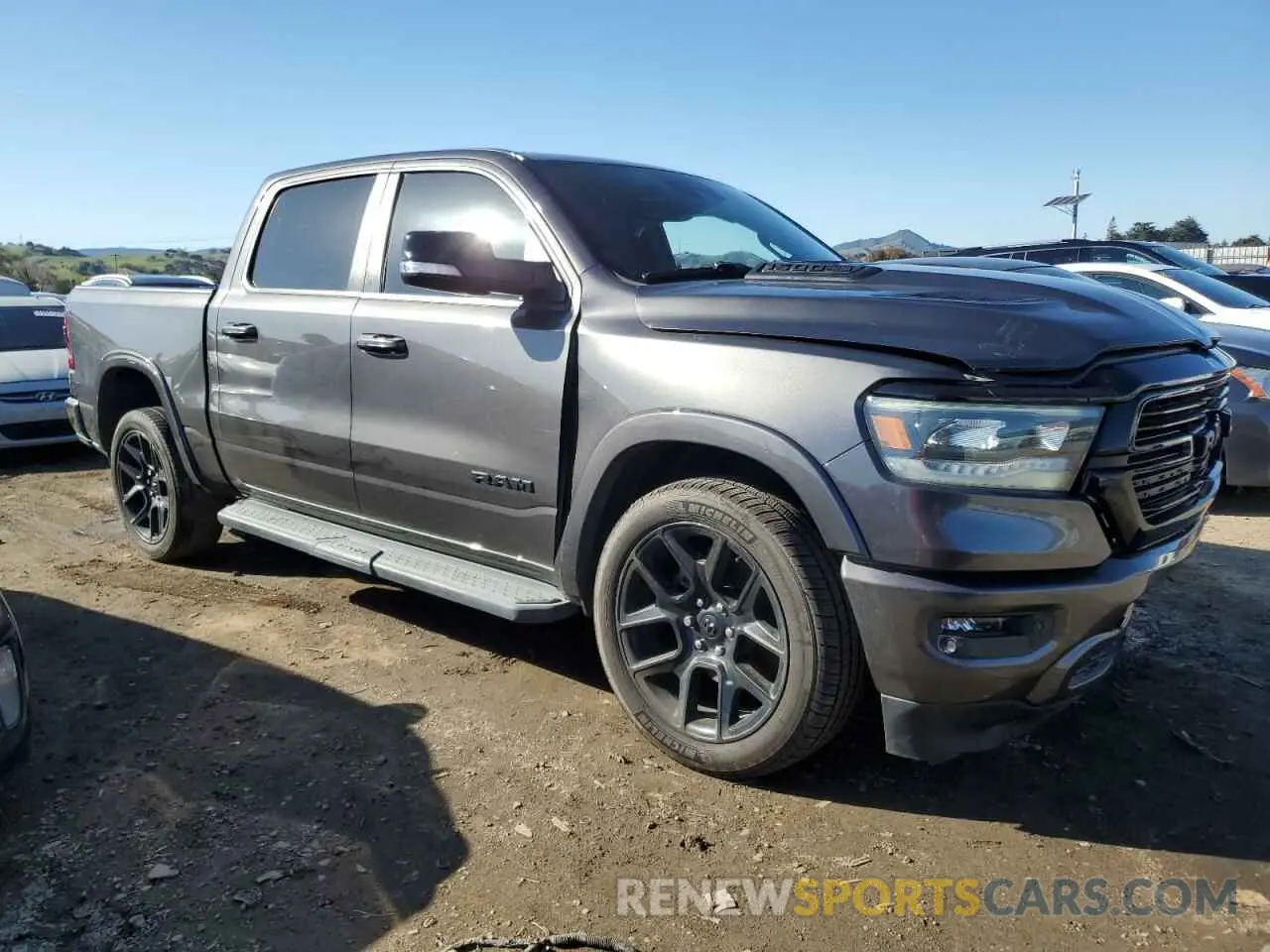 4 fotografías del automóvil dañado 1C6SRFJT8MN739062 RAM 1500 2021