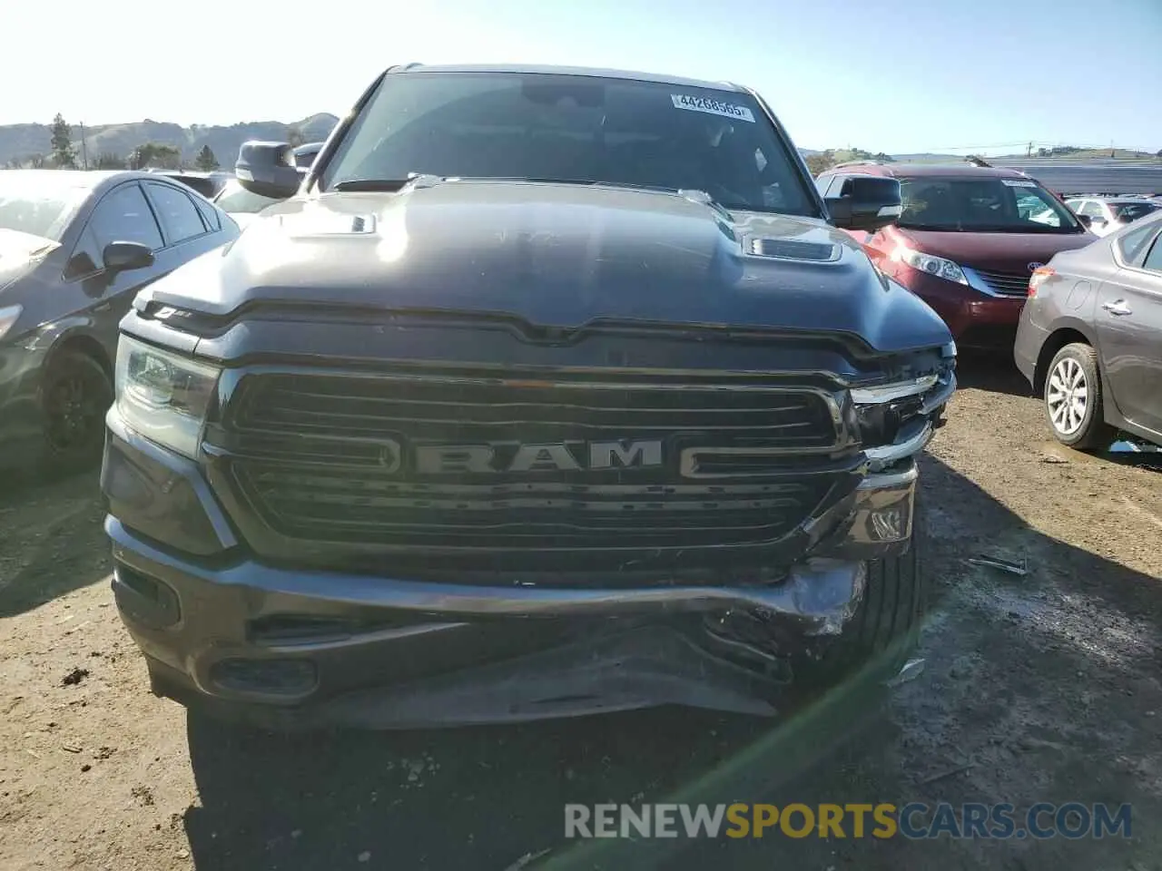 5 fotografías del automóvil dañado 1C6SRFJT8MN739062 RAM 1500 2021