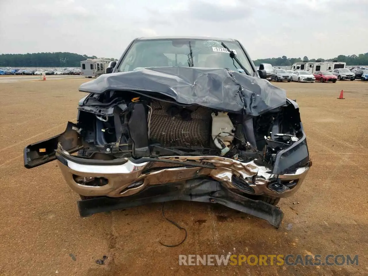 5 fotografías del automóvil dañado 1C6SRFJT9MN781191 RAM 1500 2021