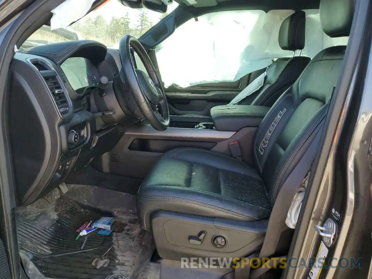 7 fotografías del automóvil dañado 1C6SRFLTXMN646198 RAM 1500 2021