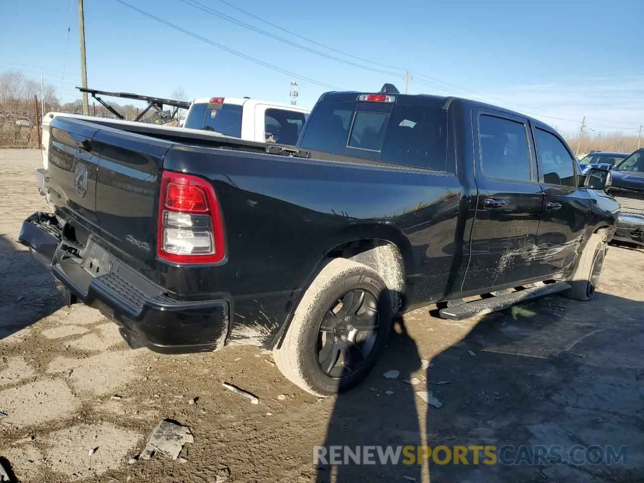 3 fotografías del automóvil dañado 1C6SRFMT6MN554715 RAM 1500 2021