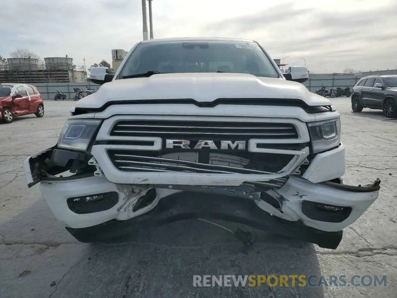5 fotografías del automóvil dañado 1C6SRFRT4MN831791 RAM 1500 2021