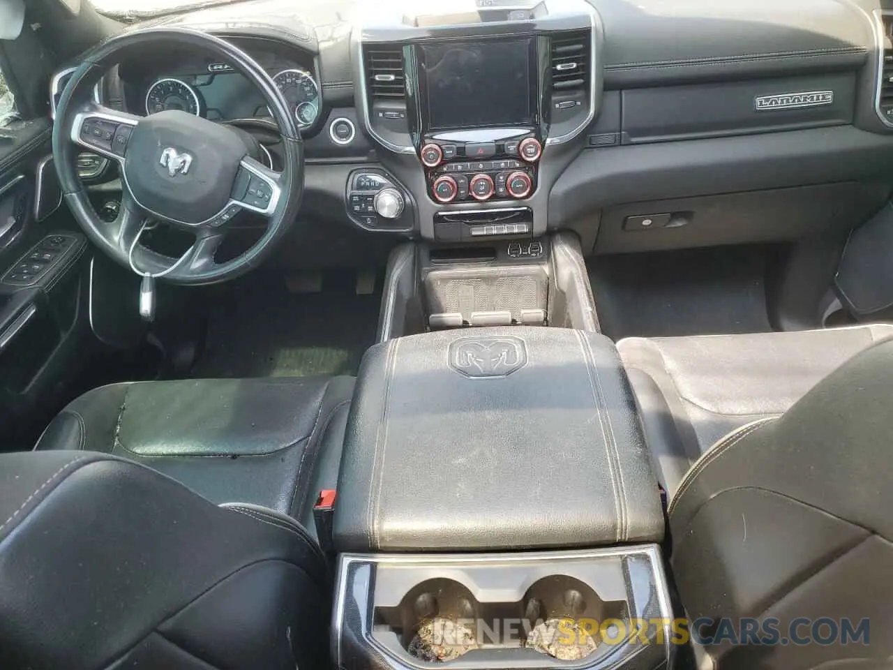 8 fotografías del automóvil dañado 1C6SRFRT7MN778438 RAM 1500 2021