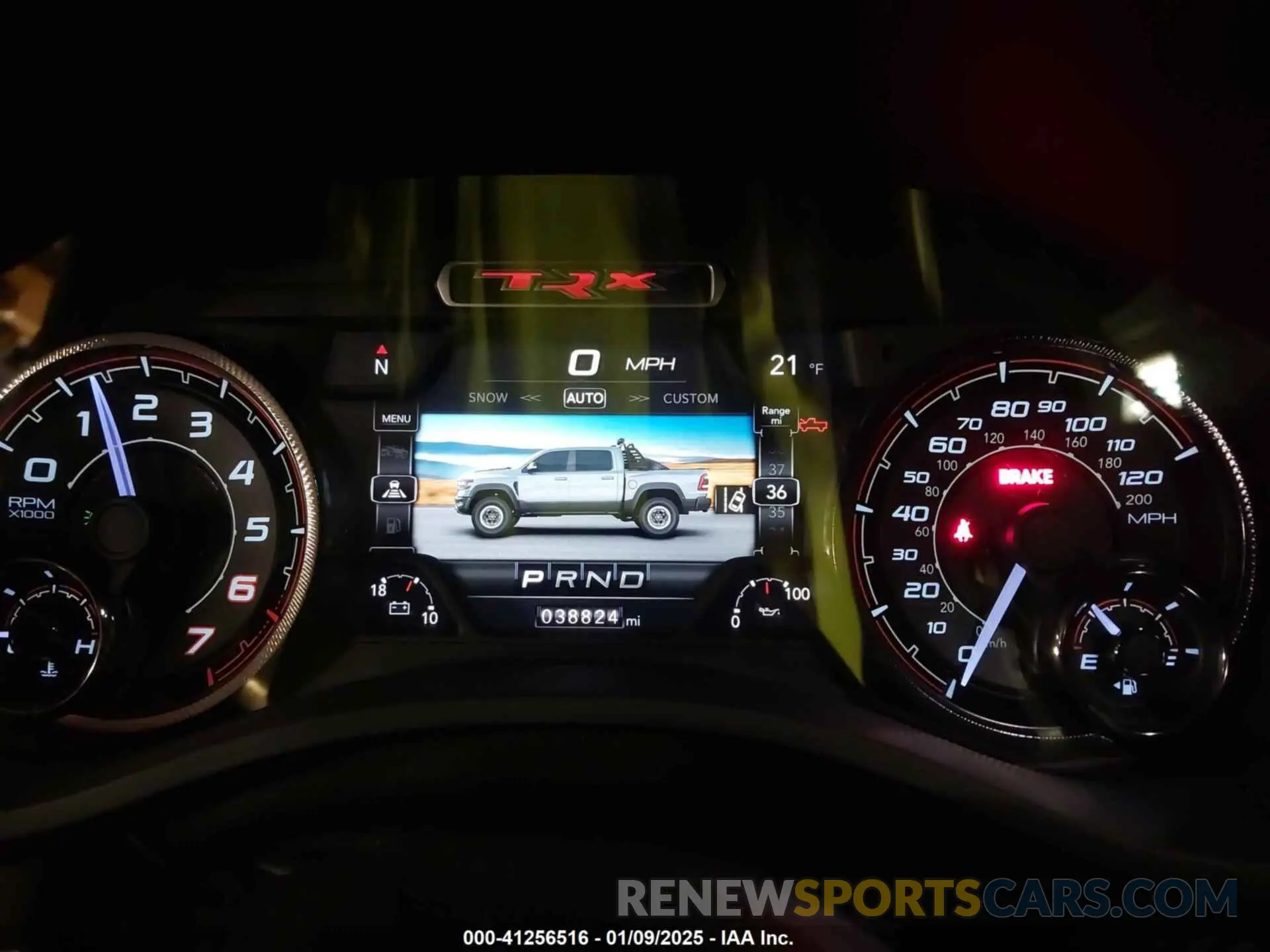 7 fotografías del automóvil dañado 1C6SRFU92MN902580 RAM 1500 2021