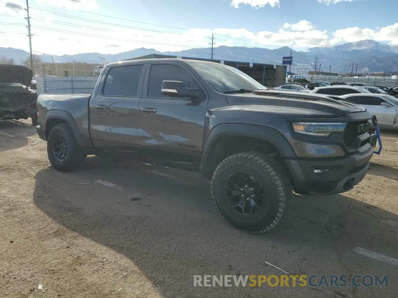 4 fotografías del automóvil dañado 1C6SRFU98MN741605 RAM 1500 2021