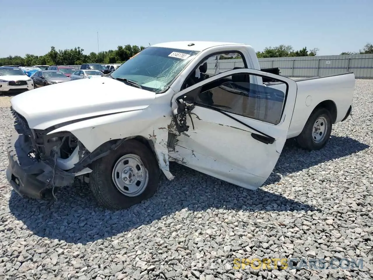 1 fotografías del automóvil dañado 3C6JR6DG1MG547615 RAM 1500 2021