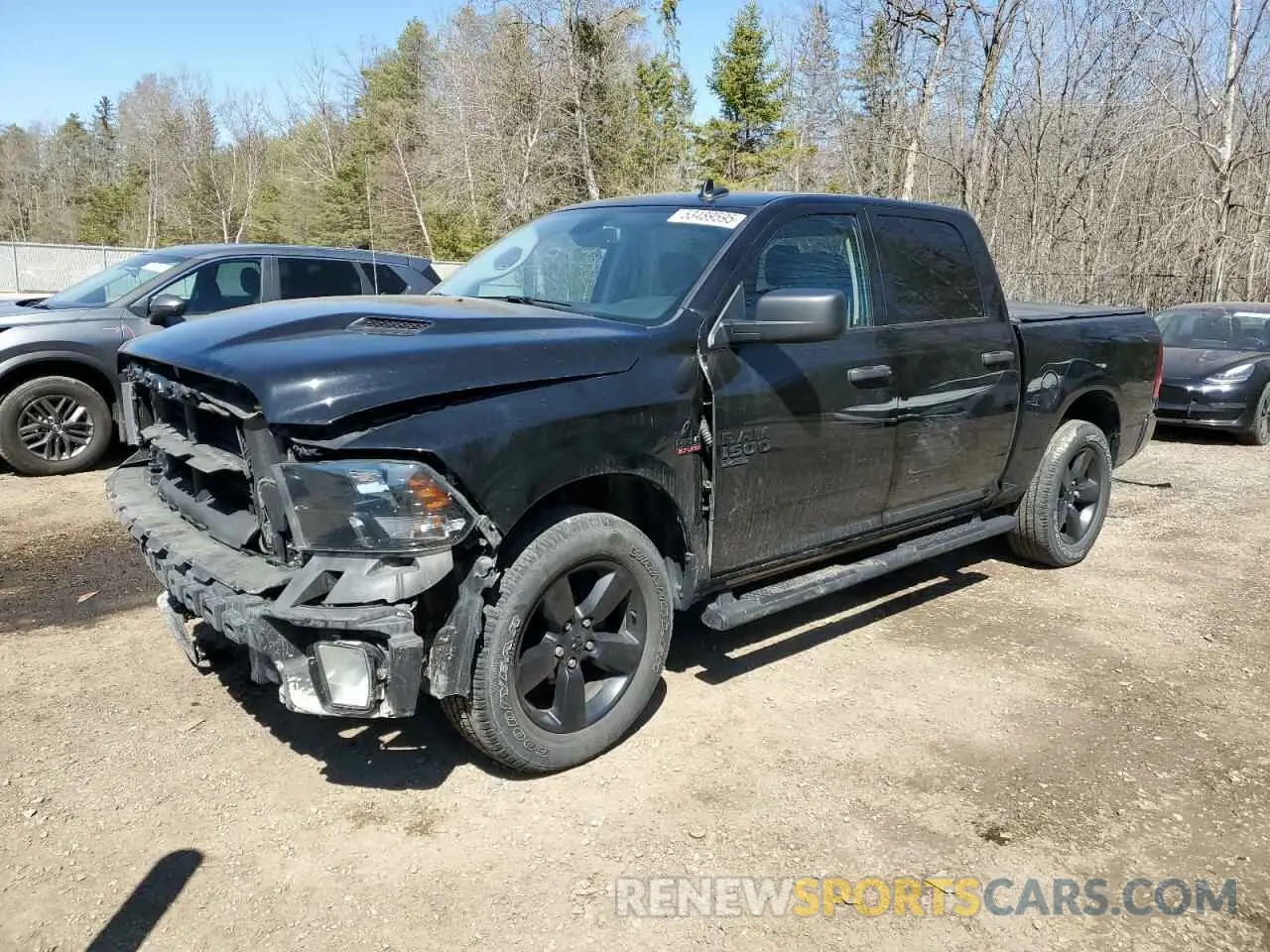 1 fotografías del automóvil dañado 3C6RR7KT4MG693581 RAM 1500 2021