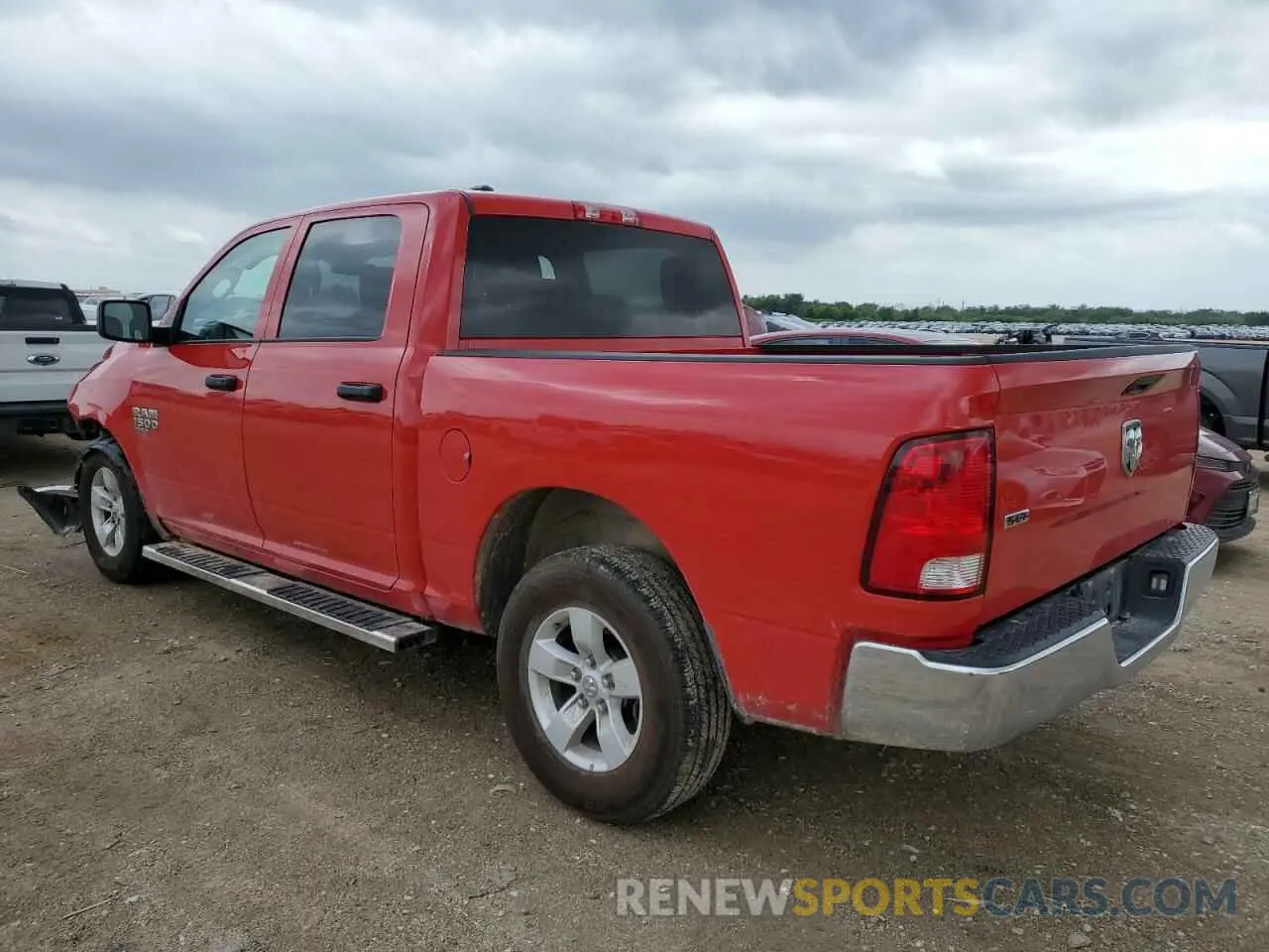 2 fotografías del automóvil dañado 1C6RR6LG3NS198097 RAM 1500 2022
