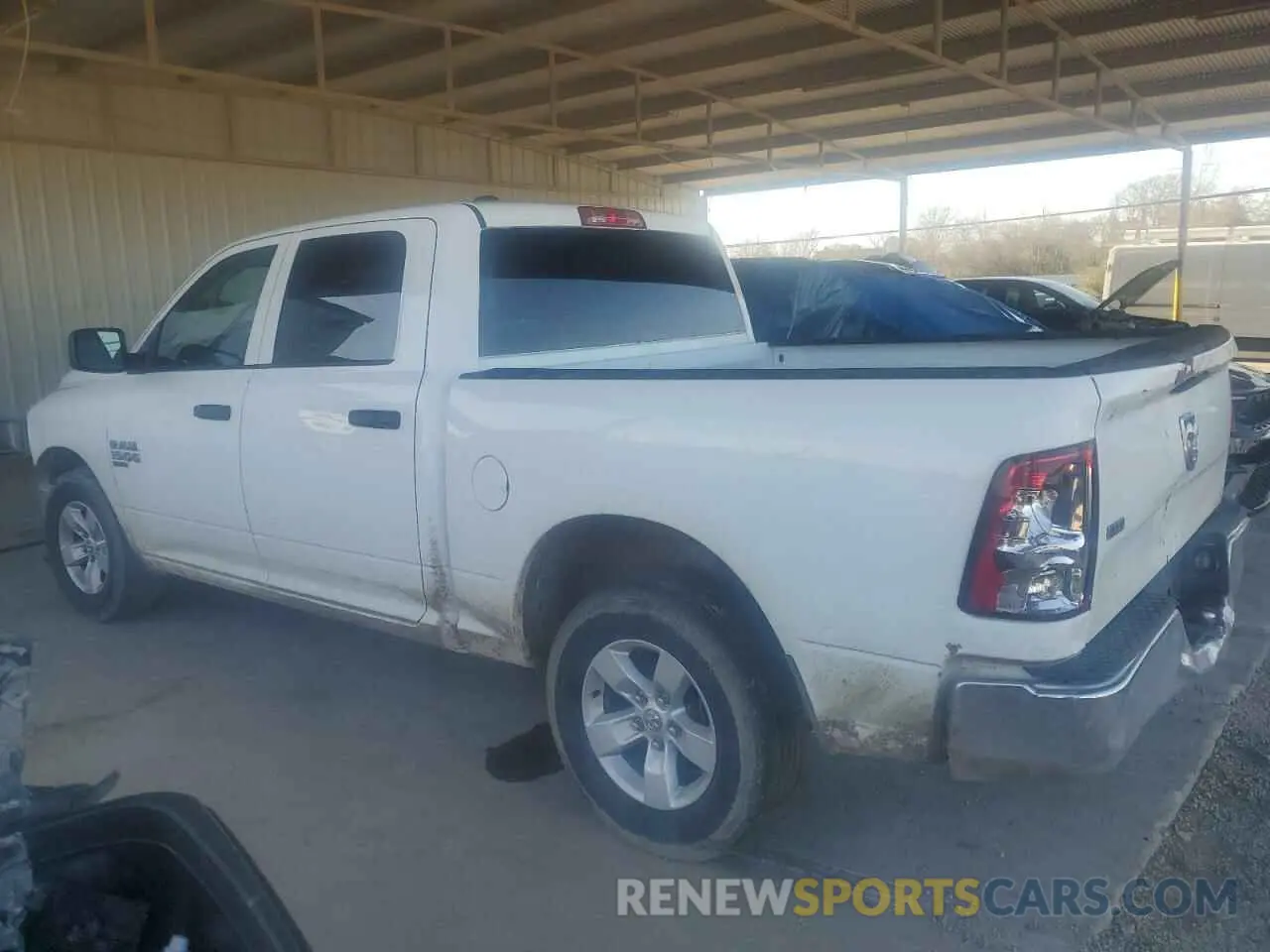 2 fotografías del automóvil dañado 1C6RR6LG4NS203002 RAM 1500 2022