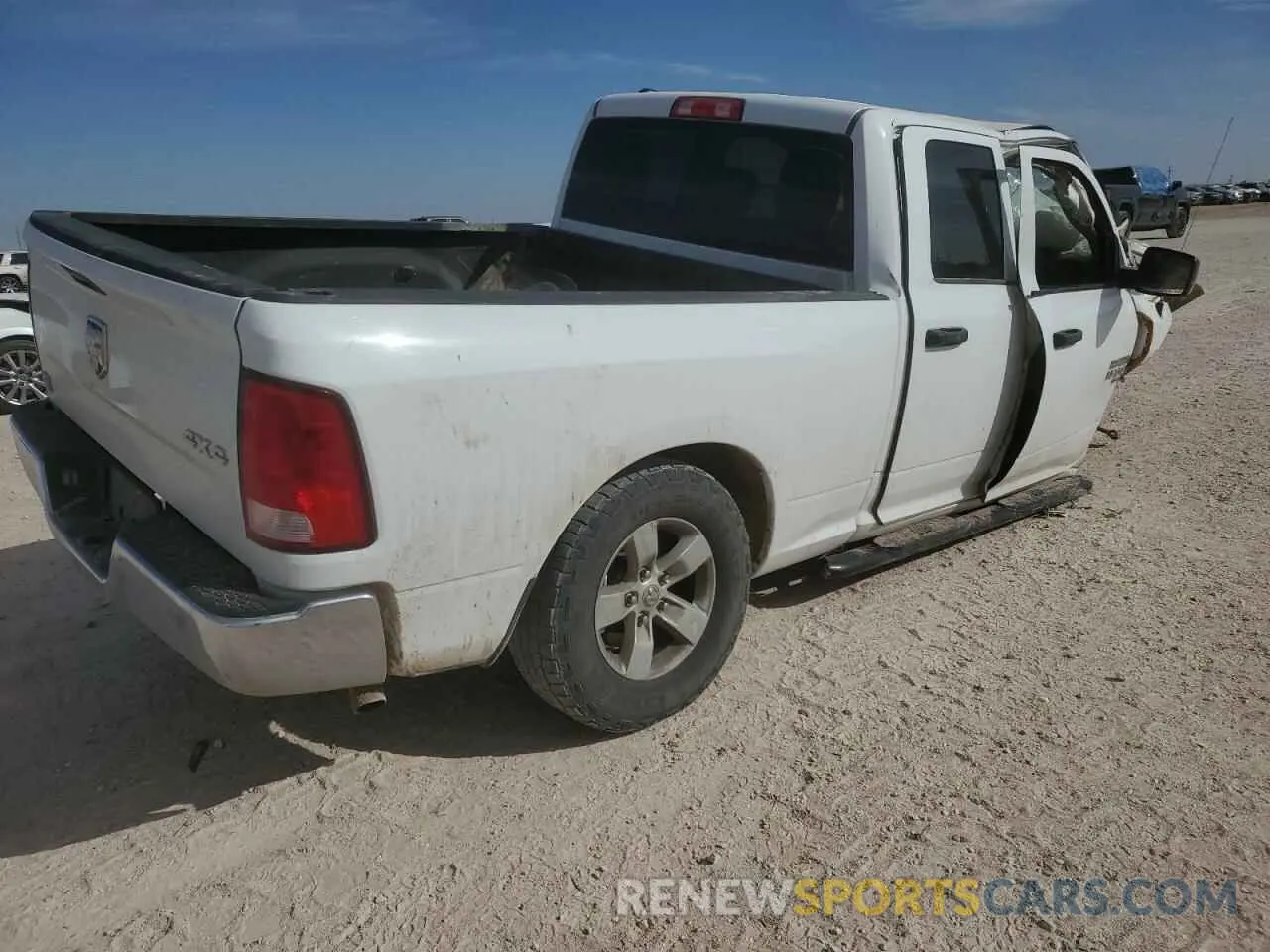 3 fotografías del automóvil dañado 1C6RR7FG0NS230358 RAM 1500 2022