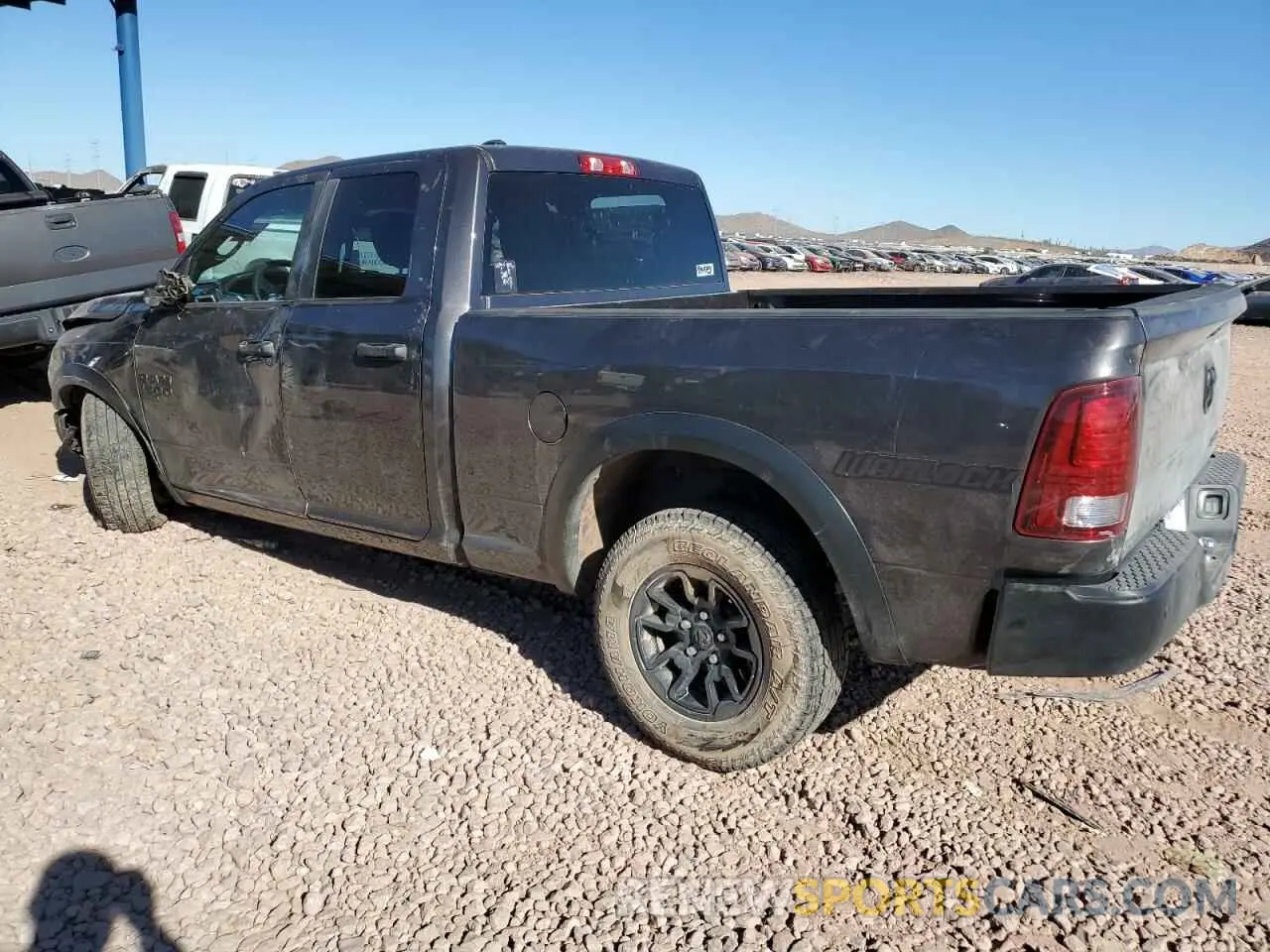 2 fotografías del automóvil dañado 1C6RR7GG2NS165866 RAM 1500 2022