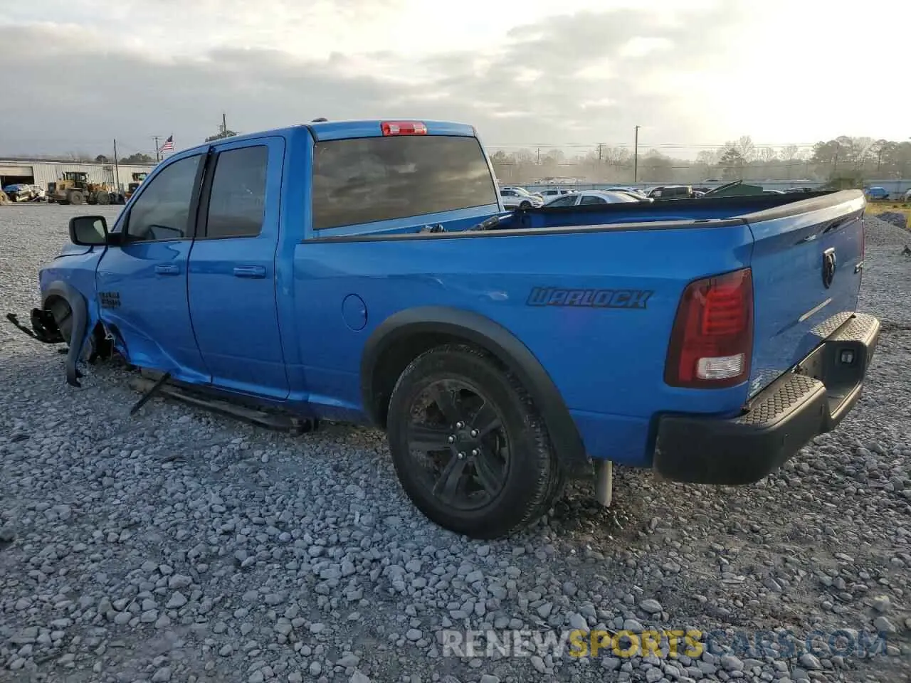 2 fotografías del automóvil dañado 1C6RR7GGXNS175559 RAM 1500 2022