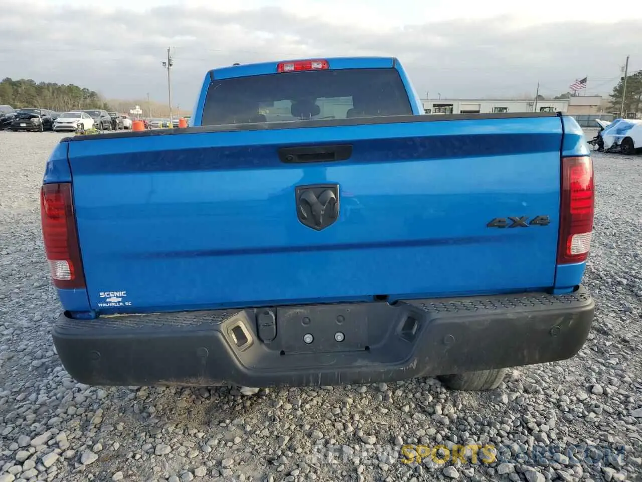 6 fotografías del automóvil dañado 1C6RR7GGXNS175559 RAM 1500 2022