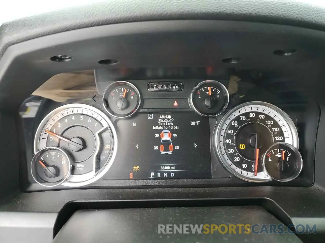 9 fotografías del automóvil dañado 1C6RR7GTXNS229567 RAM 1500 2022