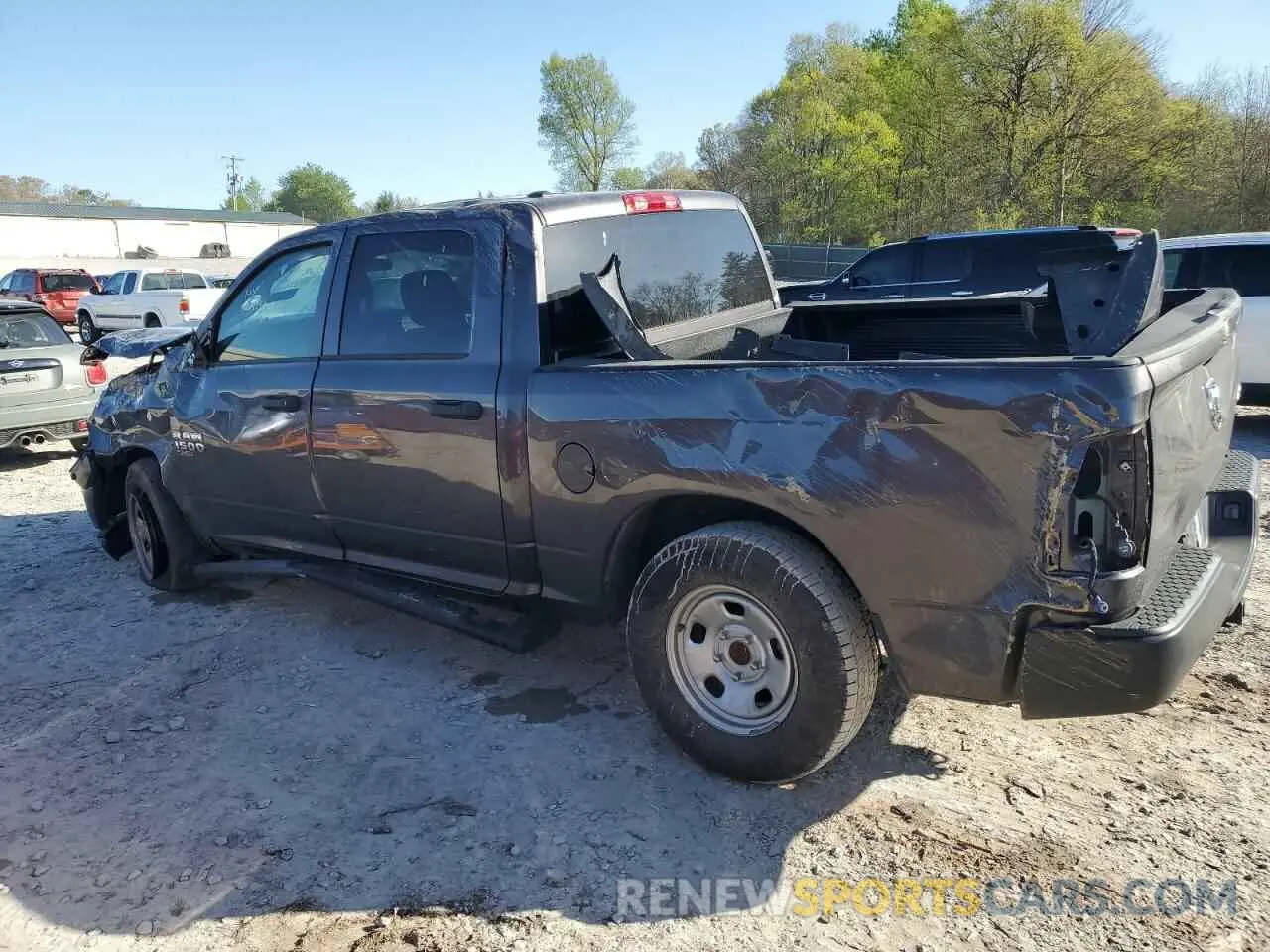 2 fotografías del automóvil dañado 1C6RR7KG0NS172693 RAM 1500 2022