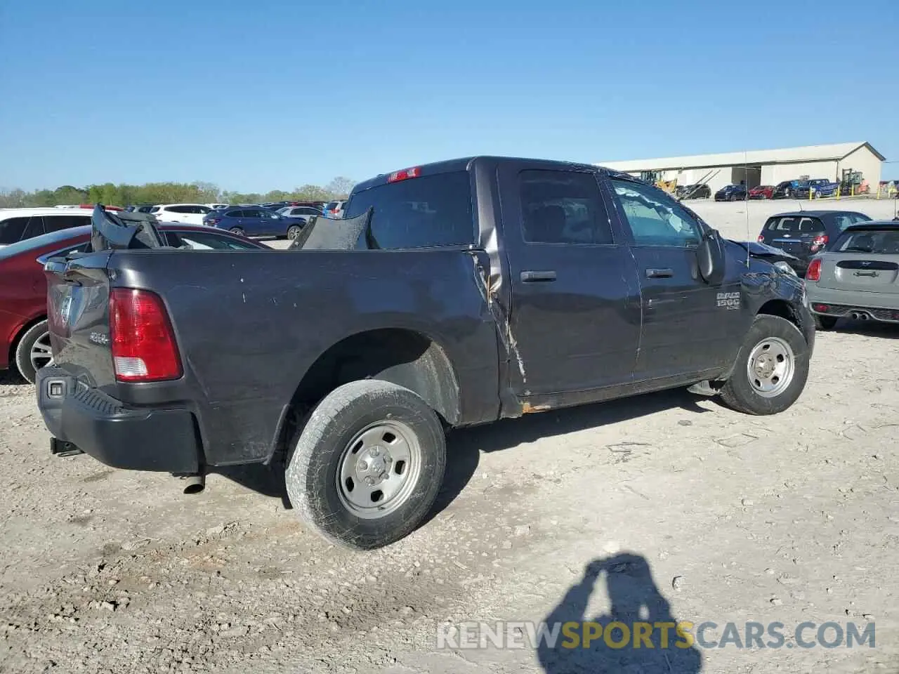 3 fotografías del automóvil dañado 1C6RR7KG0NS172693 RAM 1500 2022