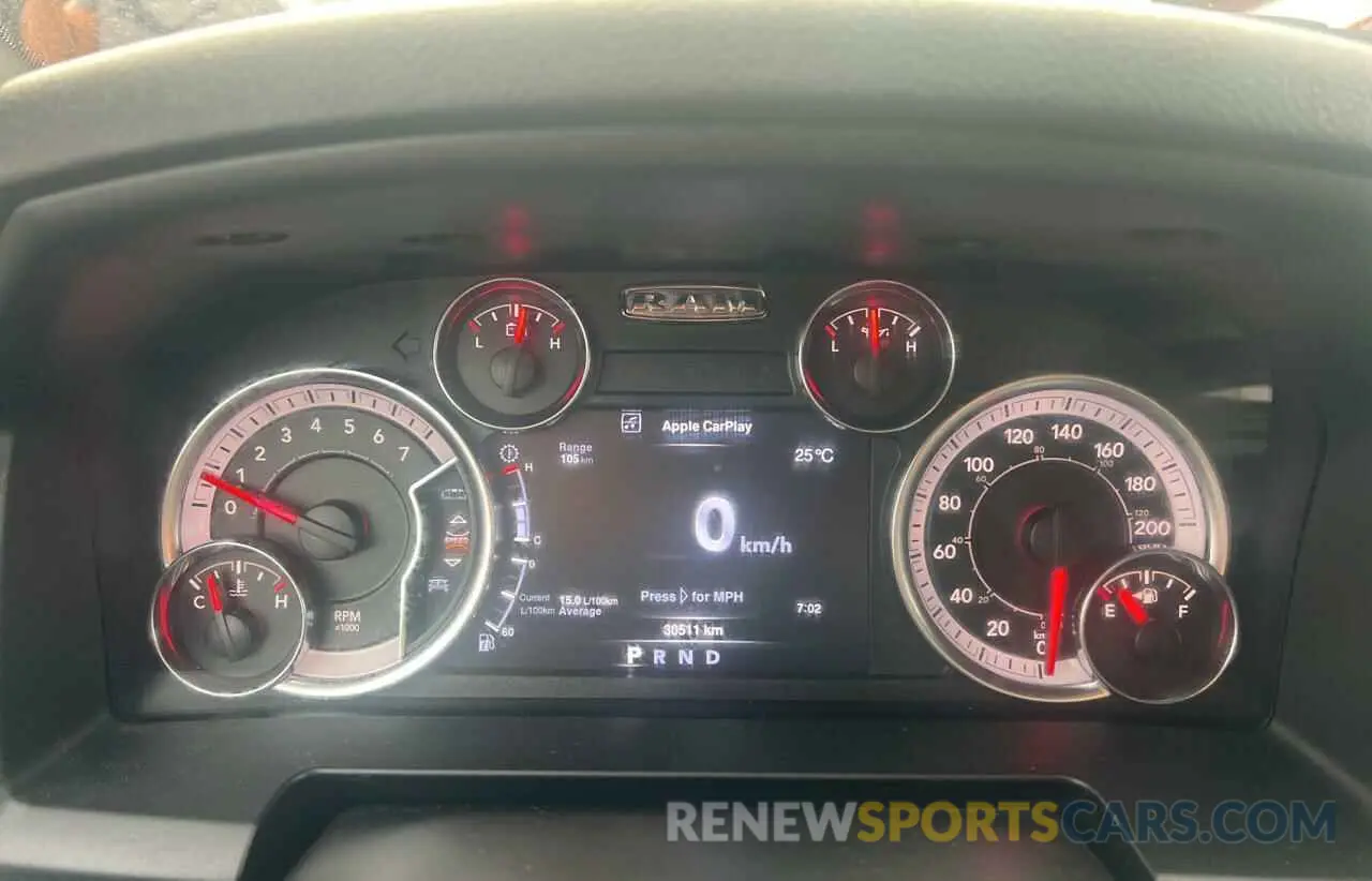 8 fotografías del automóvil dañado 1C6RR7LG2NS199442 RAM 1500 2022