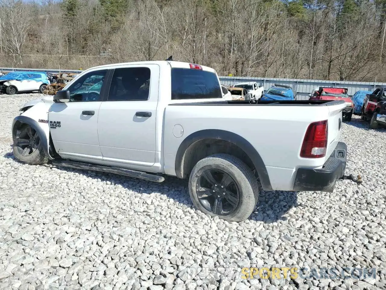 2 fotografías del automóvil dañado 1C6RR7LT0NS159177 RAM 1500 2022
