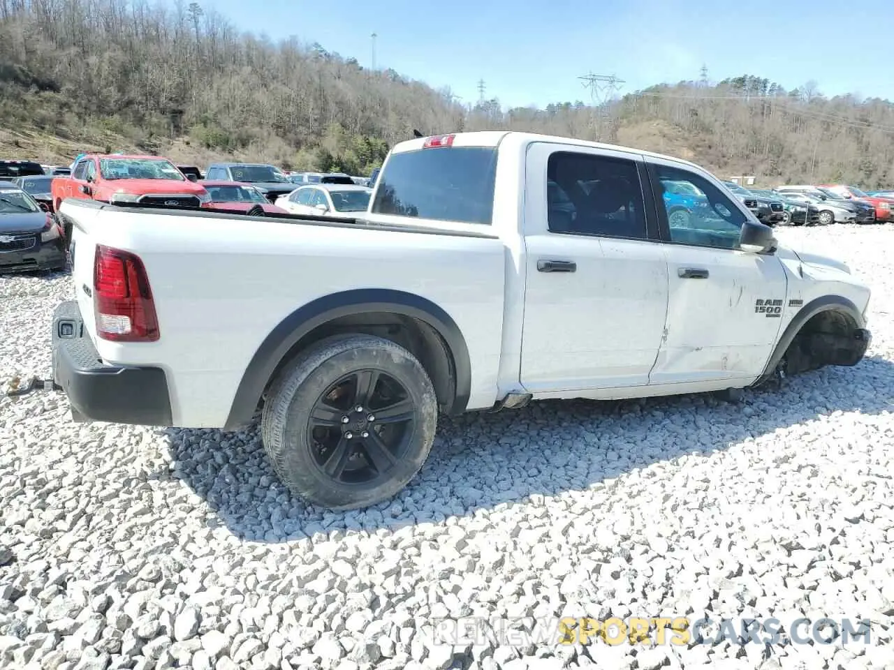 3 fotografías del automóvil dañado 1C6RR7LT0NS159177 RAM 1500 2022