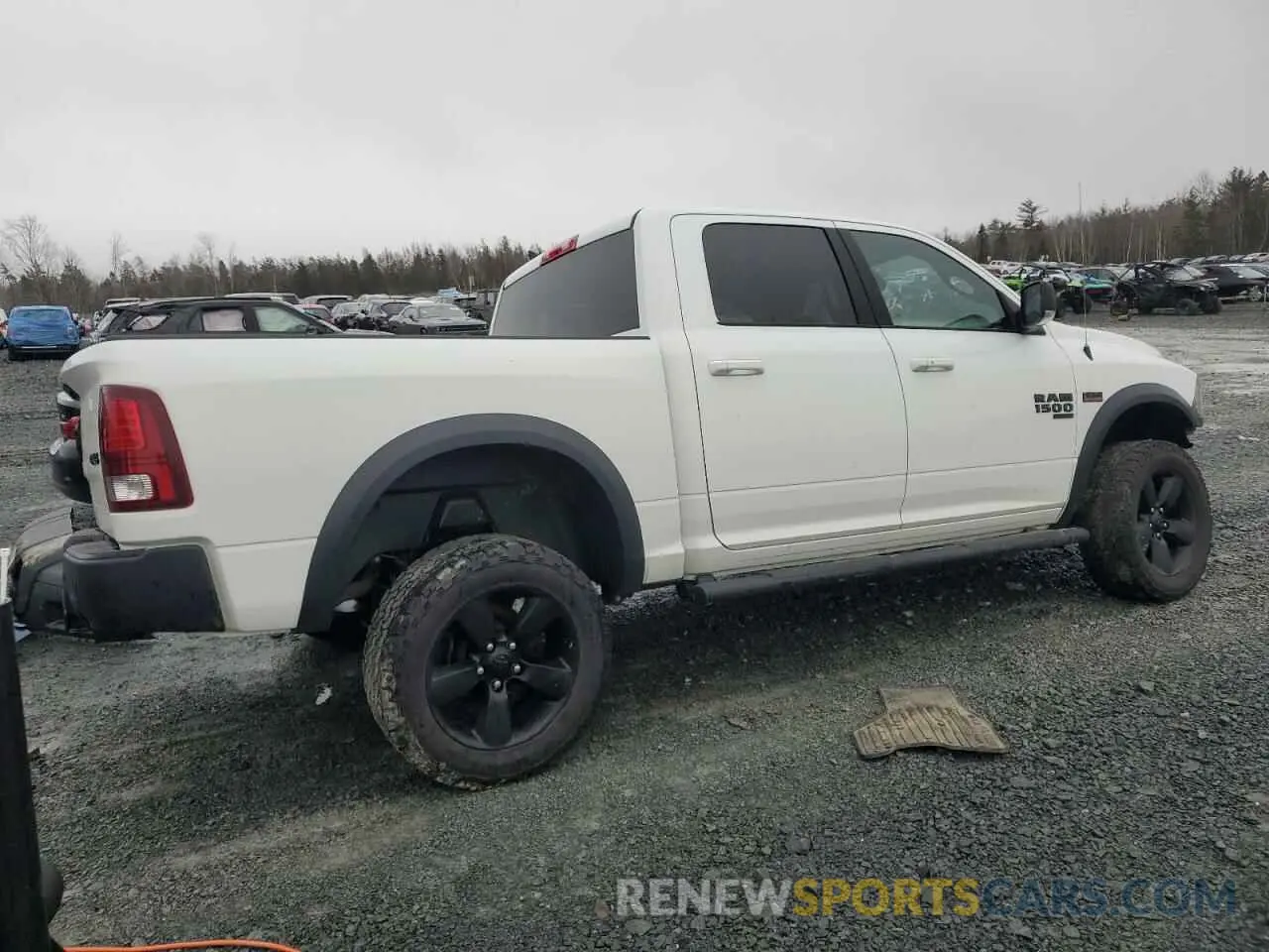 3 fotografías del automóvil dañado 1C6RR7LT0NS250126 RAM 1500 2022